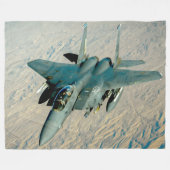 F-15E STRIKE ELGF FLEECE DEKEN (Voorkant (Horizontaal))
