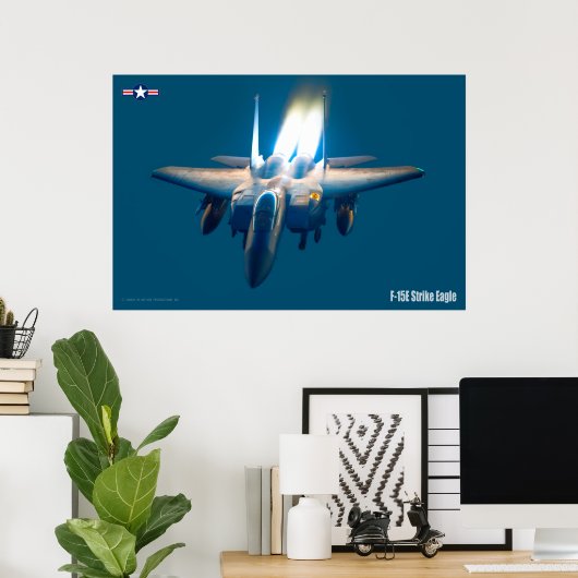 F-15E STRIKE ELGF POSTER (Thuiskantoor)