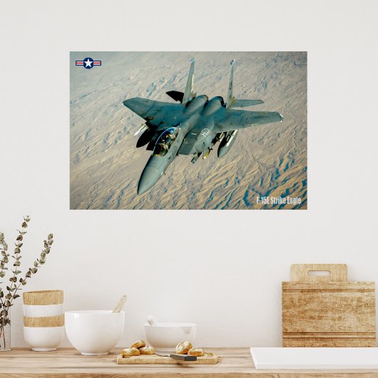 F-15E STRIKE ELGF POSTER (Keuken)