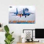 F-15E STRIKE ELGF POSTER (Thuiskantoor)