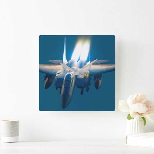 F-15E STRIKE ELGF VIERKANTE KLOK (Huis)