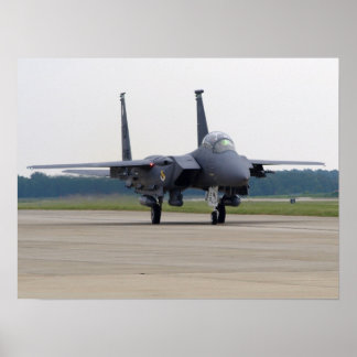 F-15E van Seymour Johnson AFB bij Shaw AFB, SC. Poster