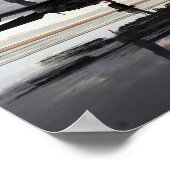 F-15E Vliegtuig met breukrijst Poster (Hoek)