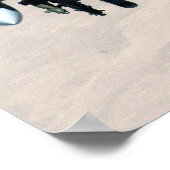 F-15E Vliegtuig met breukrijst Poster (Hoek)