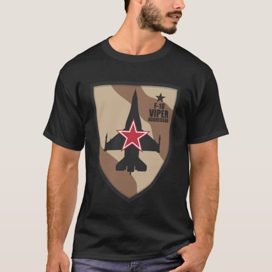 F 16 Agressor 1 T-shirt (Voorkant)