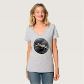 F-16 Bestrijding valk T-shirt (Voorkant volledig)