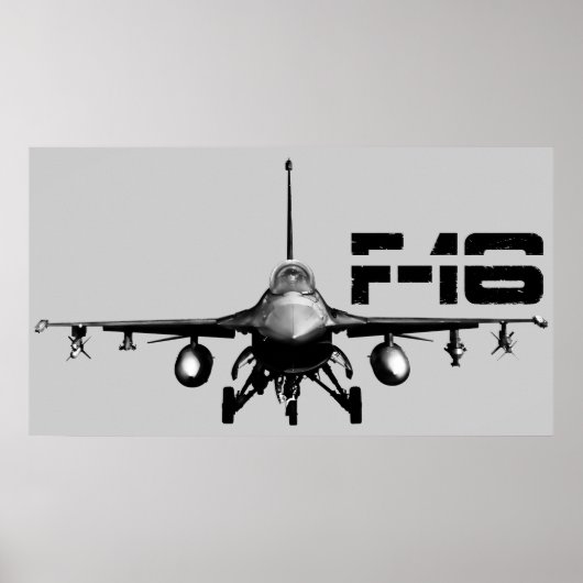 F-16 Bestrijding van valkenPosters Poster (Voorkant)