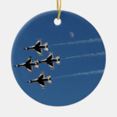 F-16 Dondervogels diamantformatie Keramisch Ornament (Voorkant)