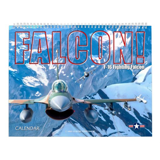 F-16 FALCON BESTRIJDING KALENDER (Hoes)