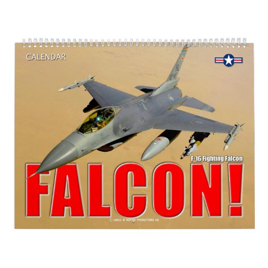 F-16 FALCON BESTRIJDING KALENDER (Hoes)