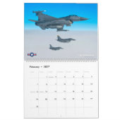 F-16 FALCON BESTRIJDING KALENDER (Feb 2027)