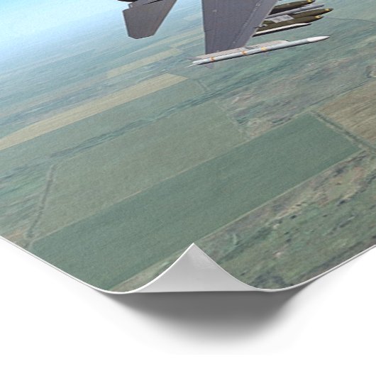 F-16 FALCON BESTRIJDING POSTER (Hoek)