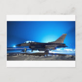 f-16 Fighter Jet Briefkaart (Voorkant)