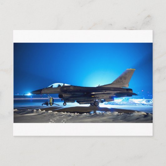 f-16 Fighter Jet Briefkaart (Voorkant)