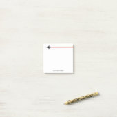 F-16 Fighter Jet Striped Custom Name Notitieblok Post-it® Notes (Op bureau)