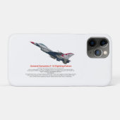 F-16 Fighter Jet tegen valk Case-Mate iPhone Case (Achterkant (horizontaal))
