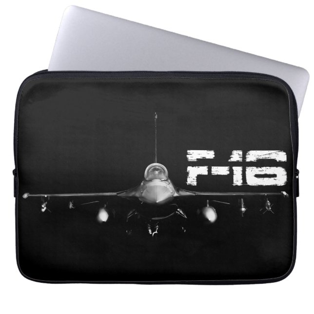 F-16 Fighting Falcon Electronics Bag Laptop Sleeve (Voorkant)