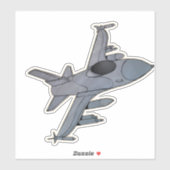 F-16, Fighting Falcon, Fighter Jet Vliegtuig Sticker (Vel)