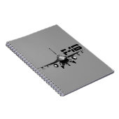 F-16 Fighting Falcon Photo Notitieboek (80 pagina' (Rechterzijde)