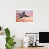 F-16 Fighting Falcon Poster (Thuiskantoor)