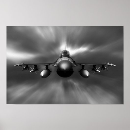 F-16 Fighting Falcon Poster (Voorkant)