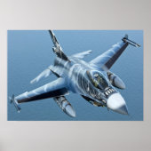 F-16 Fighting Falcon upclose HD Poster (Voorkant)