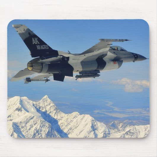 F-16 het Vechten Valk Muismat (Voorkant)