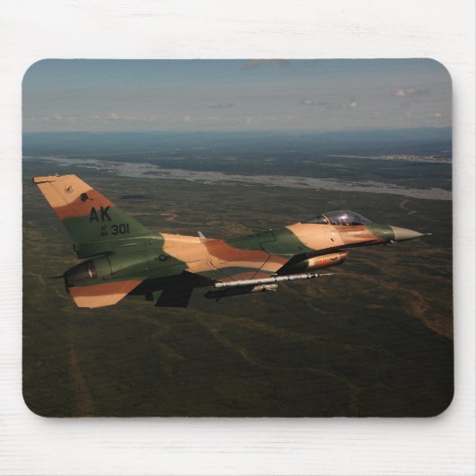 F-16 het Vechten Valk Muismat (Voorkant)