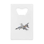 F-16 Interne militaire vuursteentemachines Creditkaart Flessenopener (Achterkant)