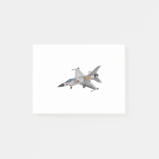 F-16 Interne militaire vuursteentemachines Post-it® Notes (Voorkant)