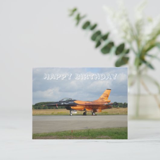 F-16-kaart Briefkaart (Staand voorkant)