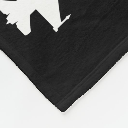 F-16 kerstdeken fleece deken (Hoek)