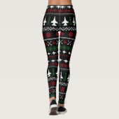 F-16 Kerstmis-Leggings Leggings (Achterkant)