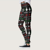 F-16 Kerstmis-Leggings Leggings (Links)