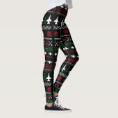 F-16 Kerstmis-Leggings Leggings (Rechts)