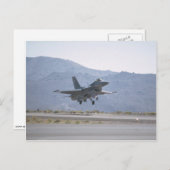 F-16 landing op Luke Air Force Base Briefkaart (Voorkant / Achterkant)