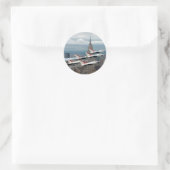 F-16 New York City Ronde Sticker (Tas)