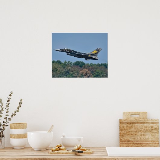 F-16 Poster voor het opstijgen van de trommel (Keuken)