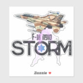 F-16 SOUFA STICKER (Vel)