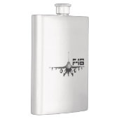 F-16 Strijd tegen de valk klassieke kolf Flacon (Rechts)