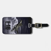 F-16 Strijd tegen valk Bagagelabel (Voorkant horizontaal)