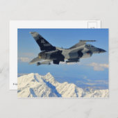 F-16 Strijd tegen valk Briefkaart (Voorkant / Achterkant)