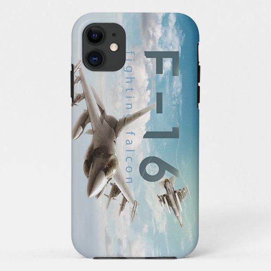 F-16 Strijd tegen valk Case-Mate iPhone Case (Achterkant)