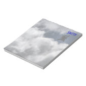 F-16 Strijd tegen valk in de wolken met naam Notitieblok (Linkerzijde)