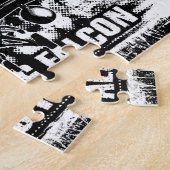 F-16 Strijd tegen valk Legpuzzel (Zijkant)