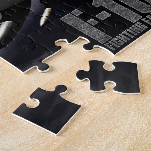 F-16 Strijd tegen valk Legpuzzel (Zijkant)