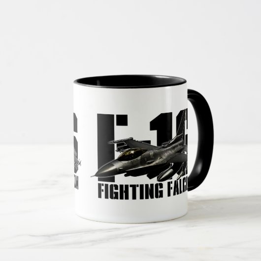 F-16 Strijd tegen valk Mok (Voorkant rechts)