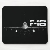 F-16 Strijd tegen valk Mousepad Muismat (Voorkant)