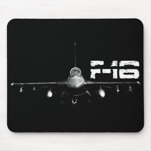 F-16 Strijd tegen valk Mousepad Muismat (Voorkant)