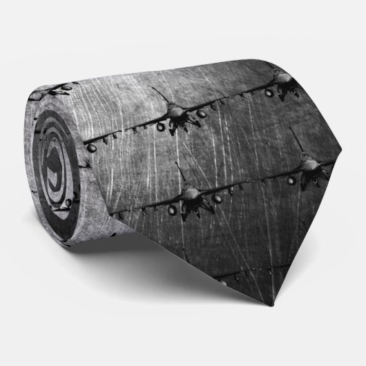 F-16 Strijd tegen valk nektie Stropdas (Opgerold)